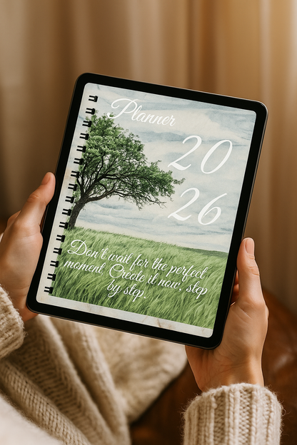 2026 PLANNER – Complete Monthly Calendar & Goal-Setting System